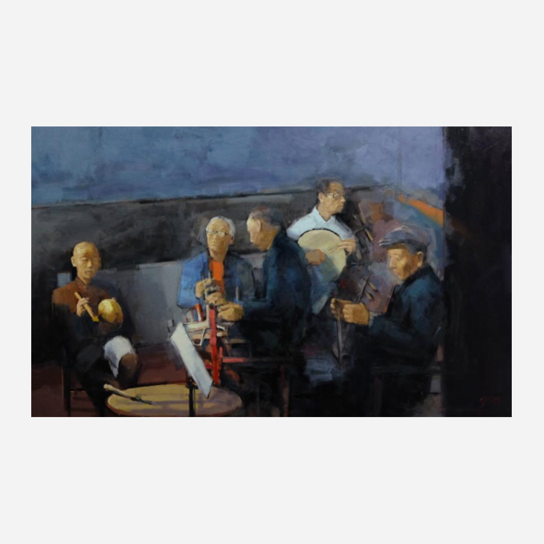 Beijing Opera Band Player (103 X 163 CM)