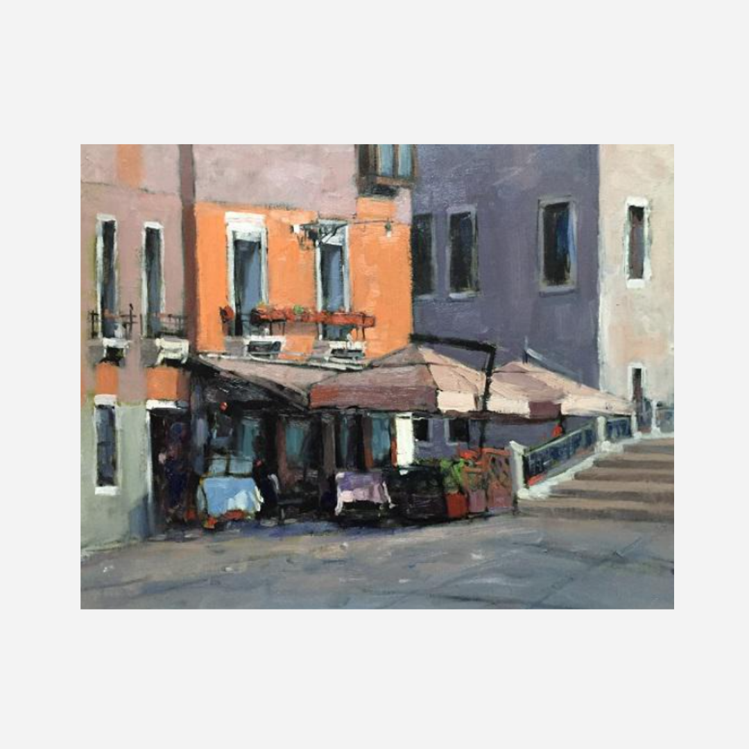Cafe In Venice (55 X 65 CM)