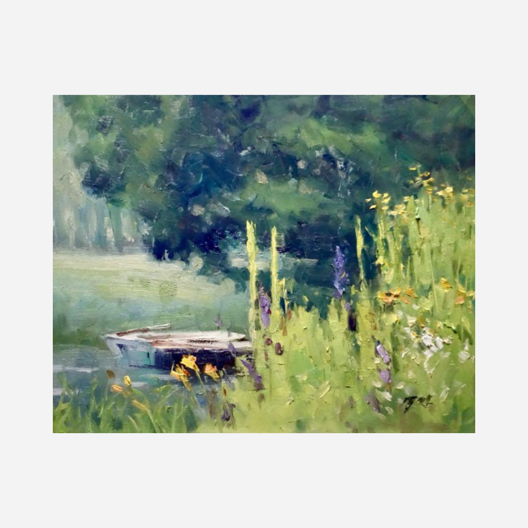 Morning Misty Pond (41 X 51 CM)