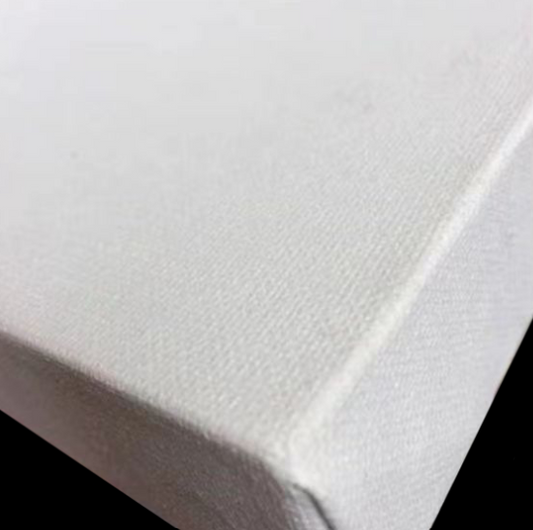 Premium 19oz Pure Linen Canvas (Triple-Primed White)