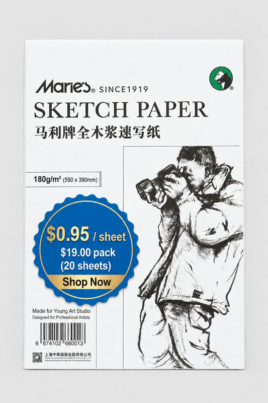 Marie's Premium Sketch Paper 54 X 39 CM 180gsm with 20 sheets/pack