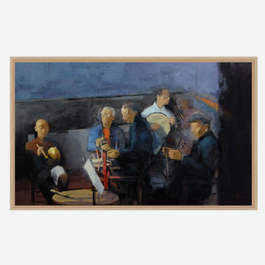 Beijing Opera Band Player (103 X 163 CM)