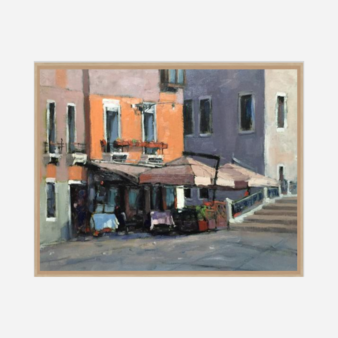 Cafe In Venice (55 X 65 CM)
