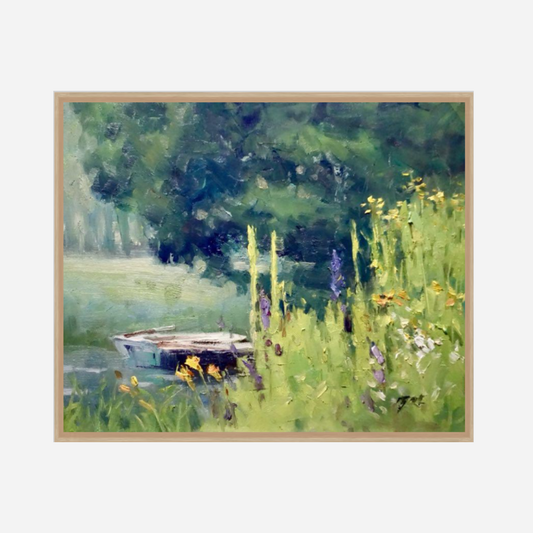 Morning Misty Pond (41 X 51 CM)