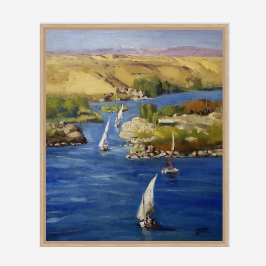 Nile River Valley II (51 X 61 CM)