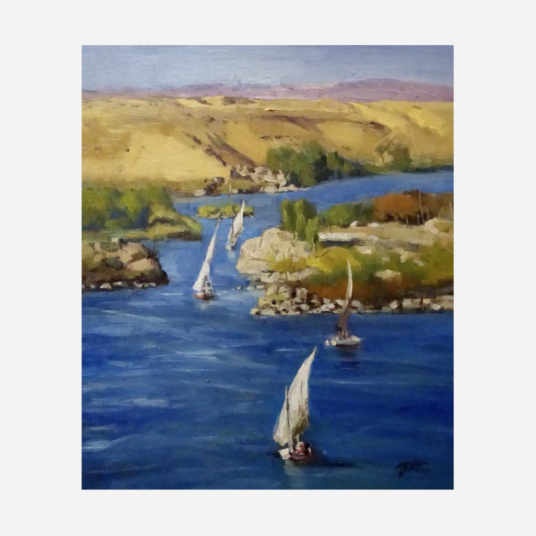 Nile River Valley II (51 X 61 CM)