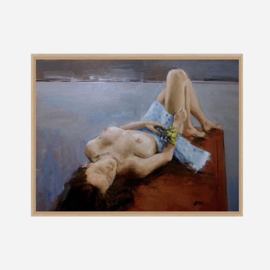 Nude Woman Relaxed (61 X 81 CM)